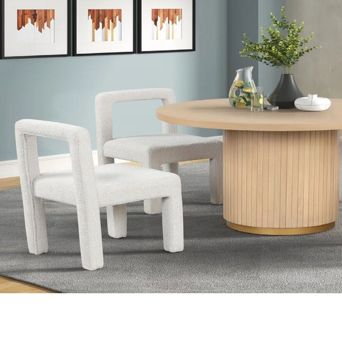 Dining Chairs With Square Open Back (Set of 2), photo 3 of 13
