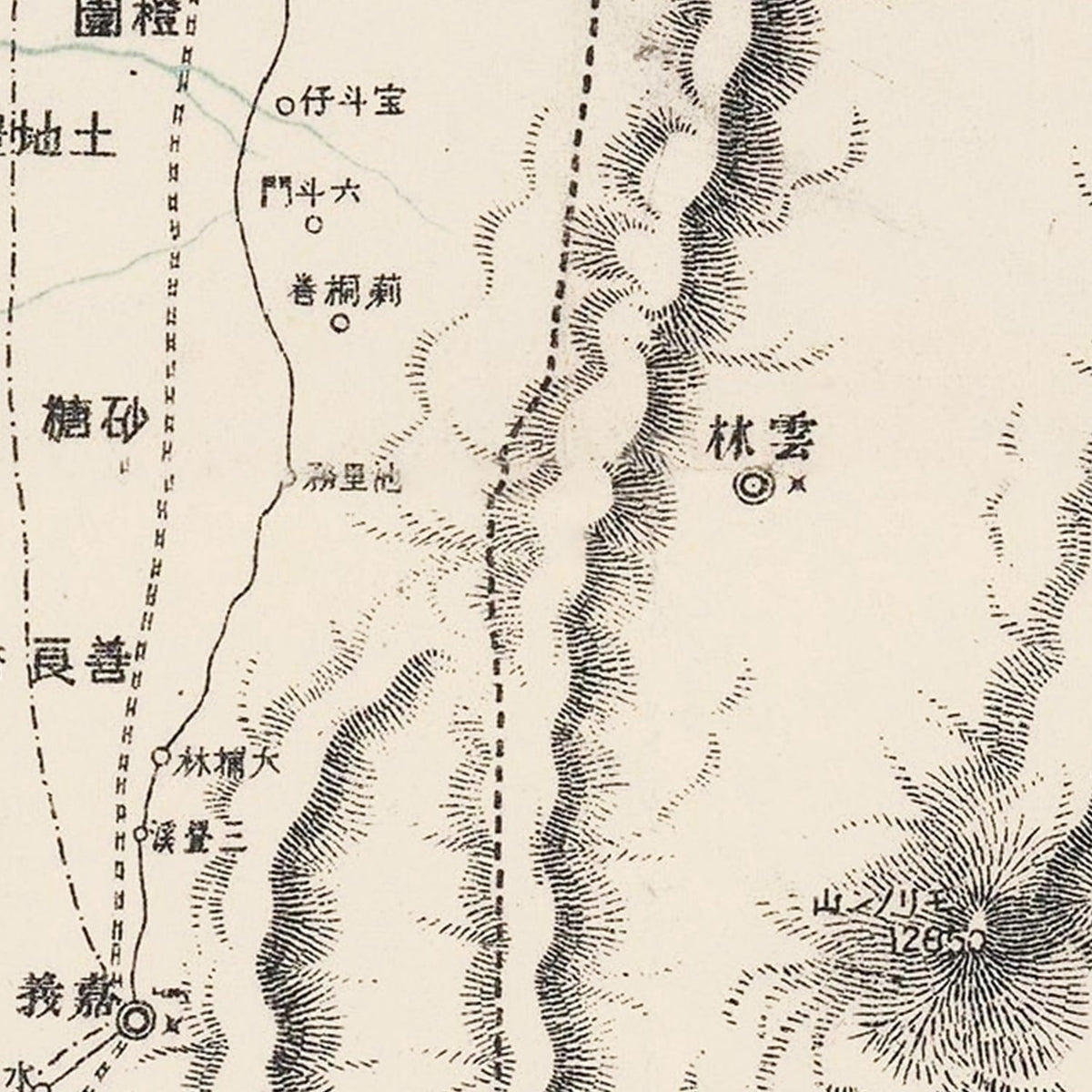 Vintage Taiwan Map 1895, photo 2 of 5