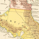 Vintage Baja California Map 1897