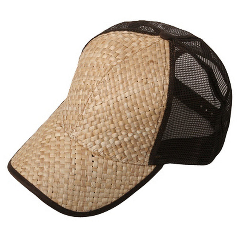 Straw Trucker Cap