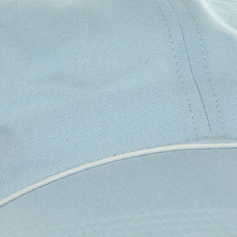 Piping Decoration Ladies Canvas Cap