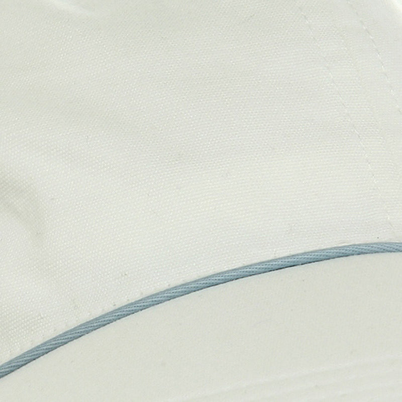 Piping Decoration Ladies Canvas Cap