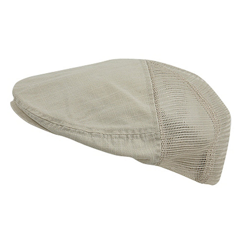 Washed Cotton Slub Twill Mesh Ivy Cap
