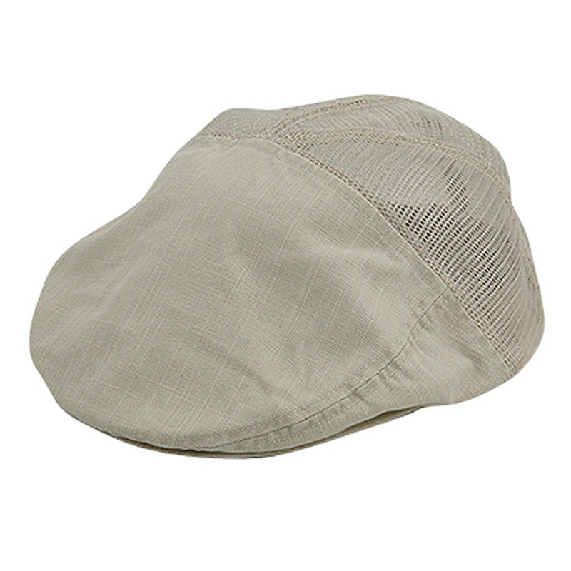 Washed Cotton Slub Twill Mesh Ivy Cap