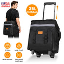 Rolling Cooler Bag with Wheels - 35L Insulated Collapsible