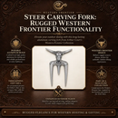 Steer Carving Fork by Arthur Court Designs