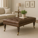 Buffalo - Ottoman With Castor Legs by HouseOfZazla