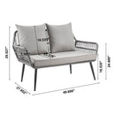 Portofino - 4 Piece Outdoor Conversation Set