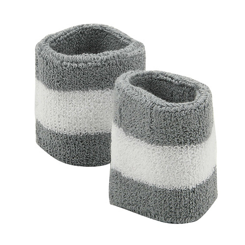 Terry Stripe Wristband Pair