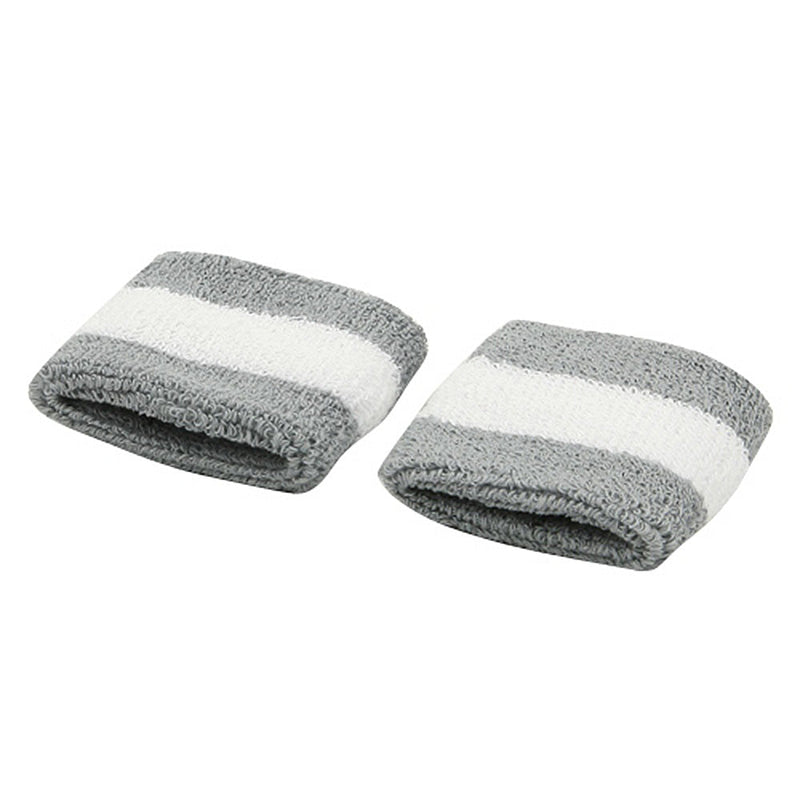 Terry Stripe Wristband Pair
