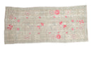 2.5x6 Vintage Distressed Oushak Rug Runner