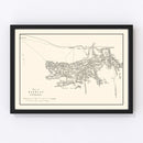 Vintage Western Tajikistan Map 1873