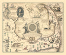 Vintage Pictorial Map of Cape Cod 1926