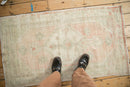 2.5x4.5 Vintage Distressed Oushak Rug