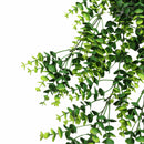 Lush Green Eucalyptus Garland Artificial Hanging Bush 7.1×30.5in – NFPA701 Fire Rated – UV Resistant