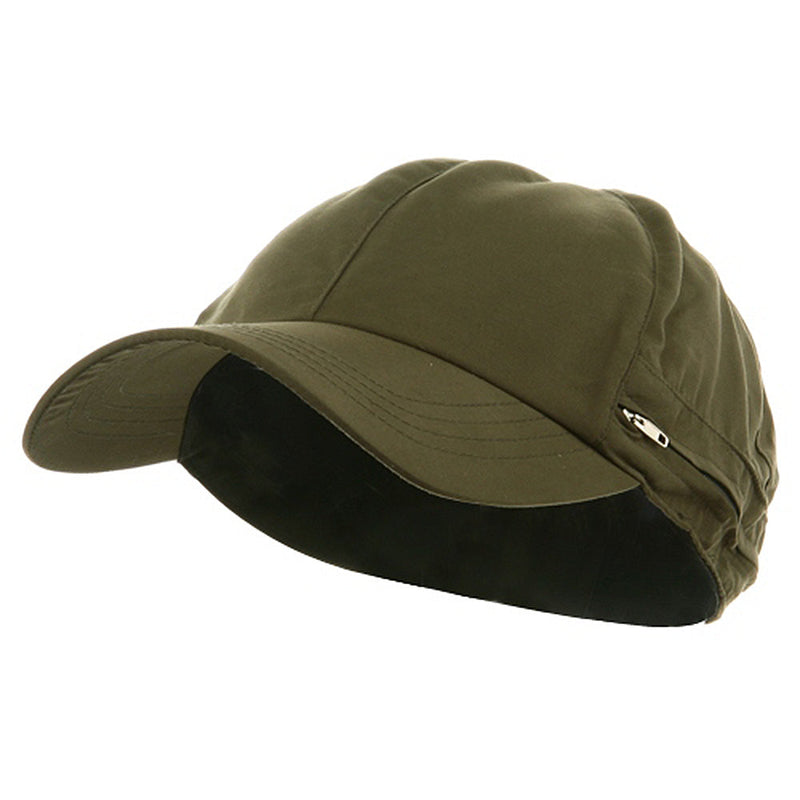 Zippered Flap Caps