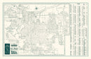 Vintage Map of Savannah, Georgia 1956