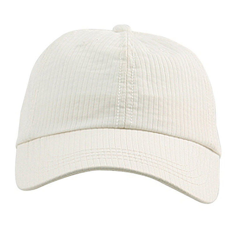 Low Profile Pine Stripe Cotton Washed Cap