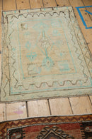 2.5x3.5 Vintage Distressed Oushak Rug