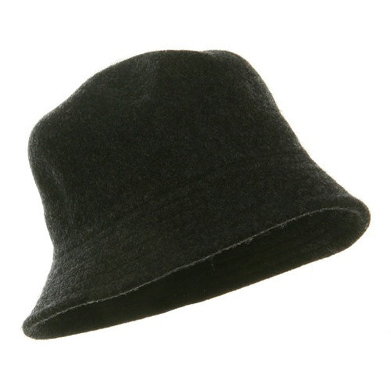 Wool Bucket Hat with Stitches