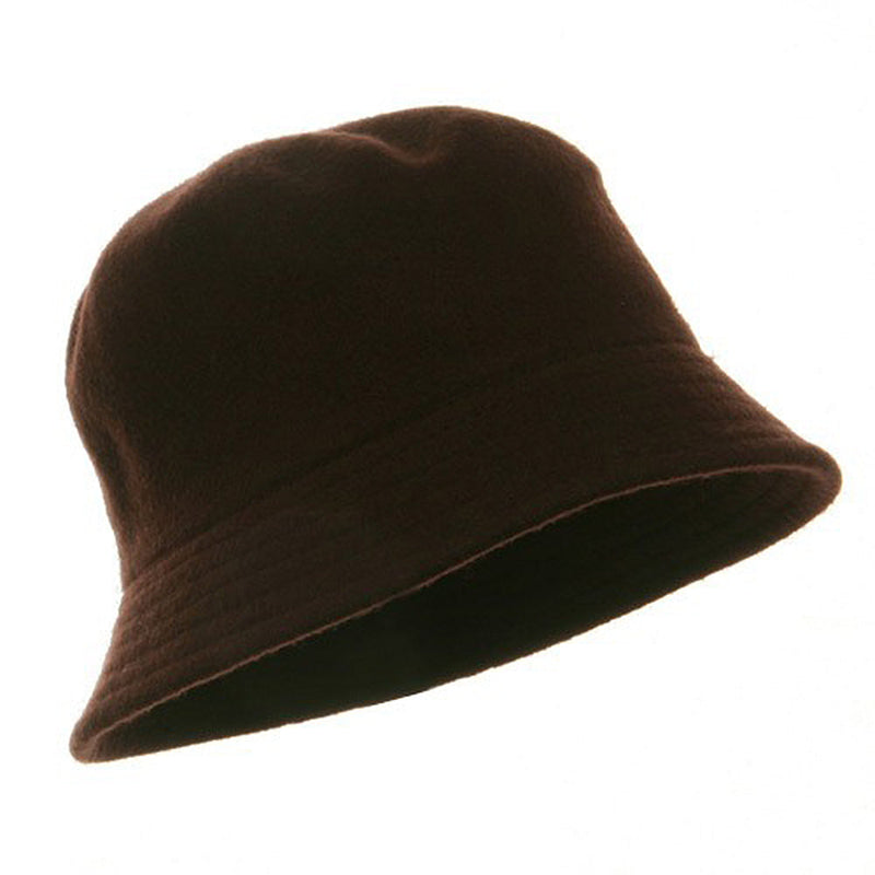 Wool Bucket Hat with Stitches