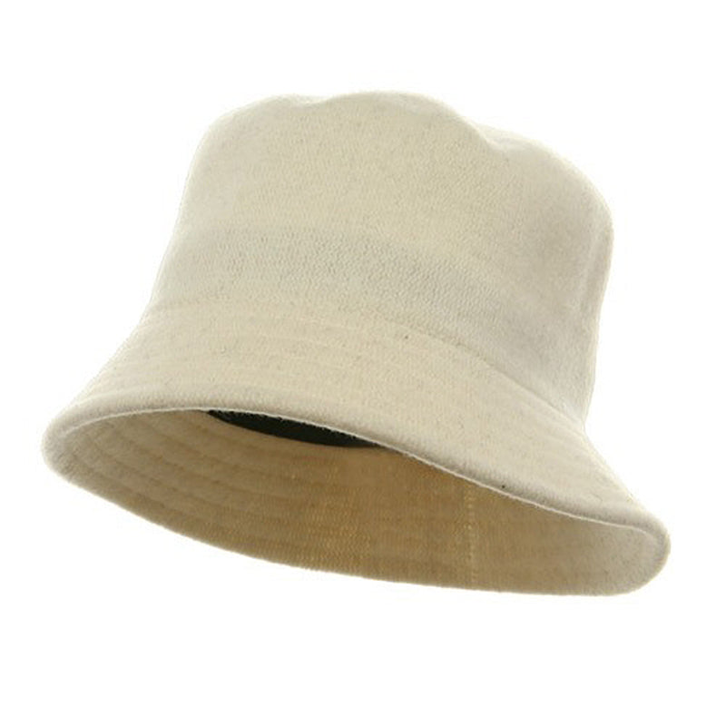 Wool Bucket Hat with Stitches