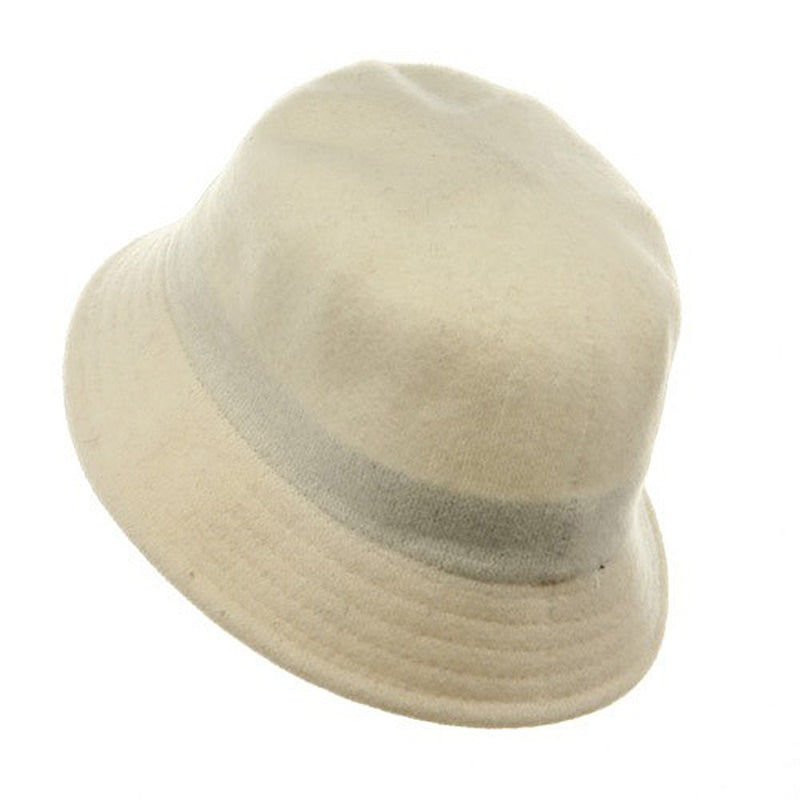 Wool Bucket Hat with Stitches