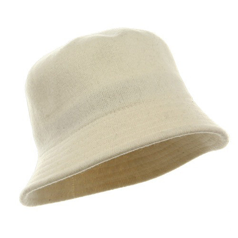 Wool Bucket Hat with Stitches