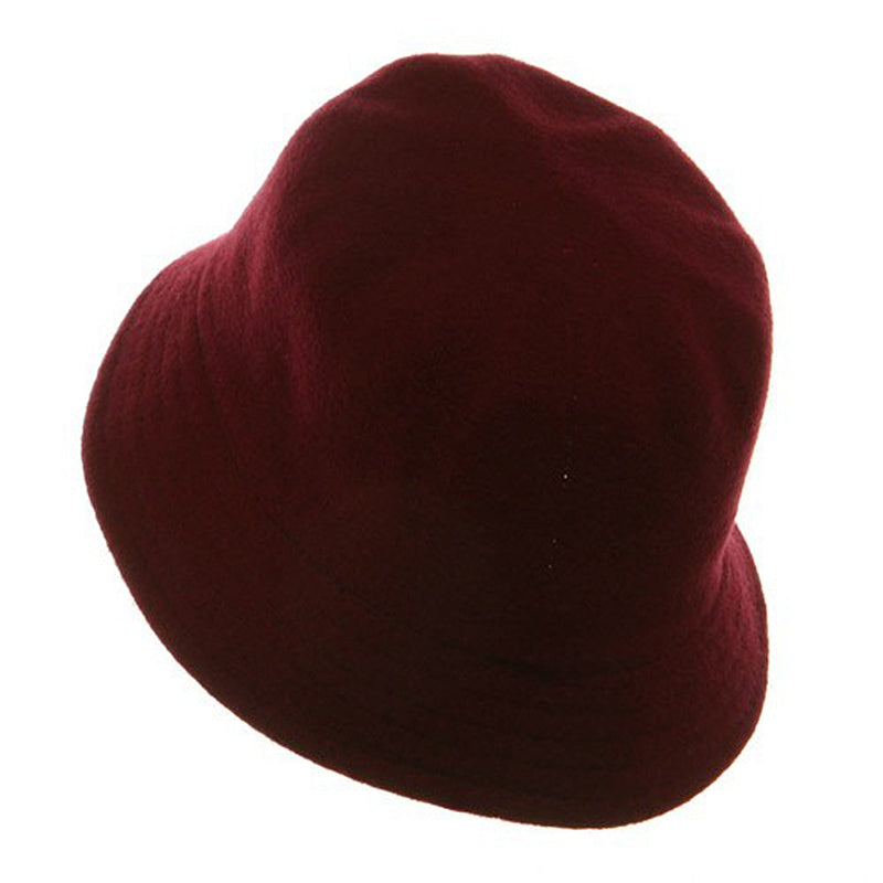 Wool Bucket Hat with Stitches