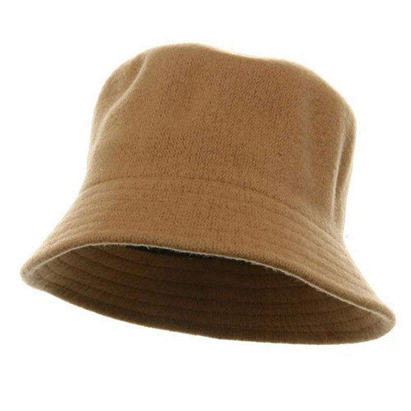 Wool Bucket Hat with Stitches