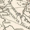 Vintage Lake Ladoga Map 1760