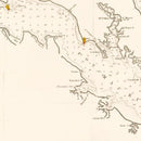 Vintage Chesapeake Bay Map 1868
