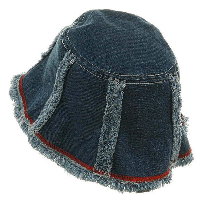Denim Hats - Dk. Blue With Butterflys