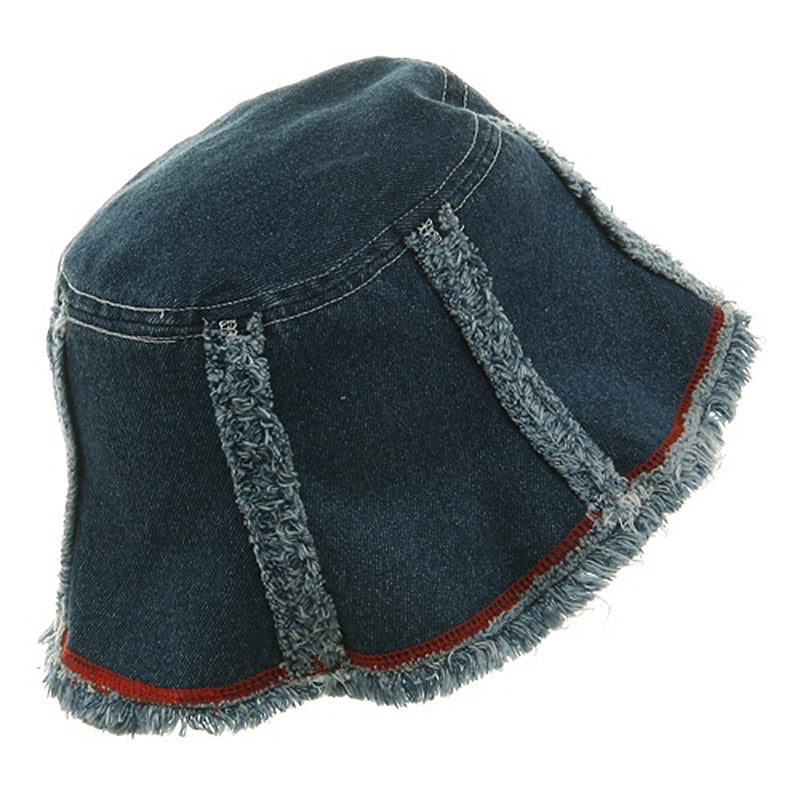 Denim Hats - Dk. Blue With Butterflys