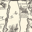Vintage Map of Greenwich, Connecticut 1939