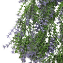 Purple and Green Willow Leaf Garland Artificial Hanging Bush 7.8×30in – NFPA701 Fire Rated – UV Resistant