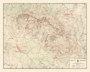 Vintage Montserrat Map 1949