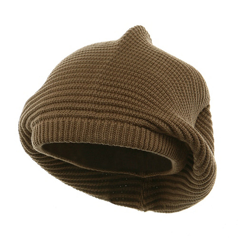 Big Size Medium Crown New Rasta Beanie Hat