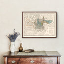 Vintage Map of Shanghai, China 1928