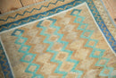 2.5x3.5 Vintage Distressed Oushak Rug