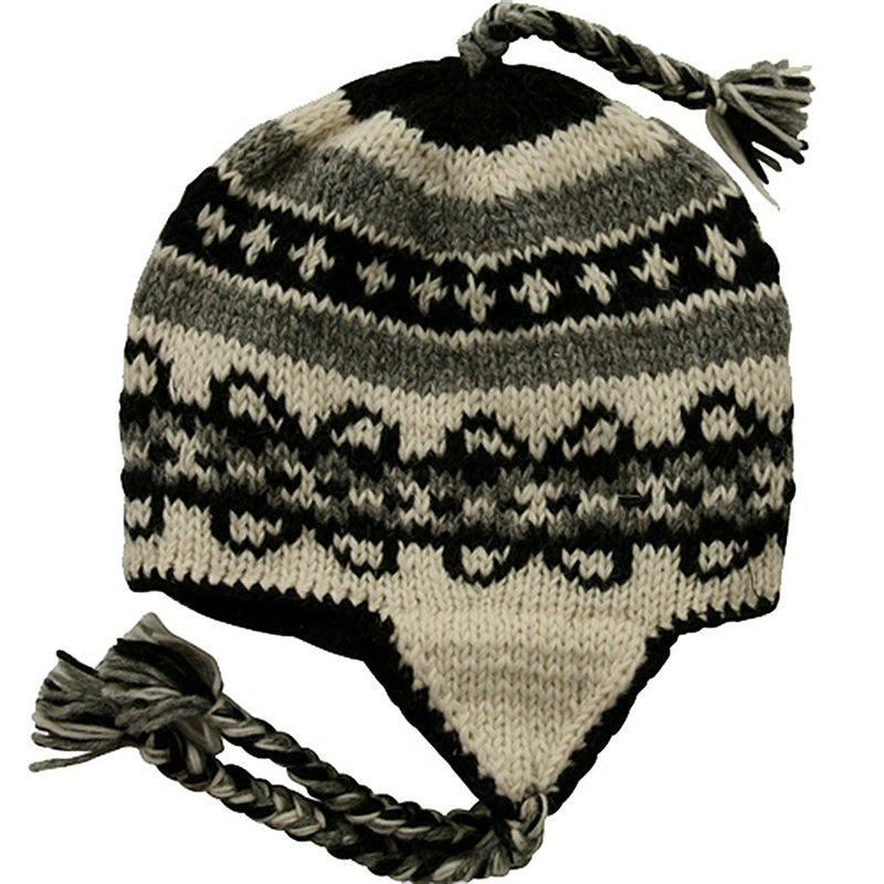 Ring Jacquard Knitting Beanie
