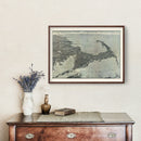 Vintage Cape Cod Birds Eye View Map 1915