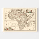 Vintage Africa Map 1658