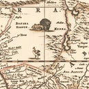 Vintage Africa Map 1658