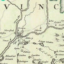 Vintage Akershus, Norway Map 1729