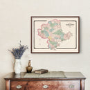 Vintage Map of Essex County, Massachusetts 1884