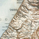 Vintage Lake Garda Italy Map 1890
