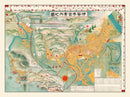 Vintage Map of Ise, Japan 1928