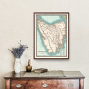 Vintage Map of Tasmania 1831