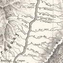 Vintage Map of Paraguay 1873